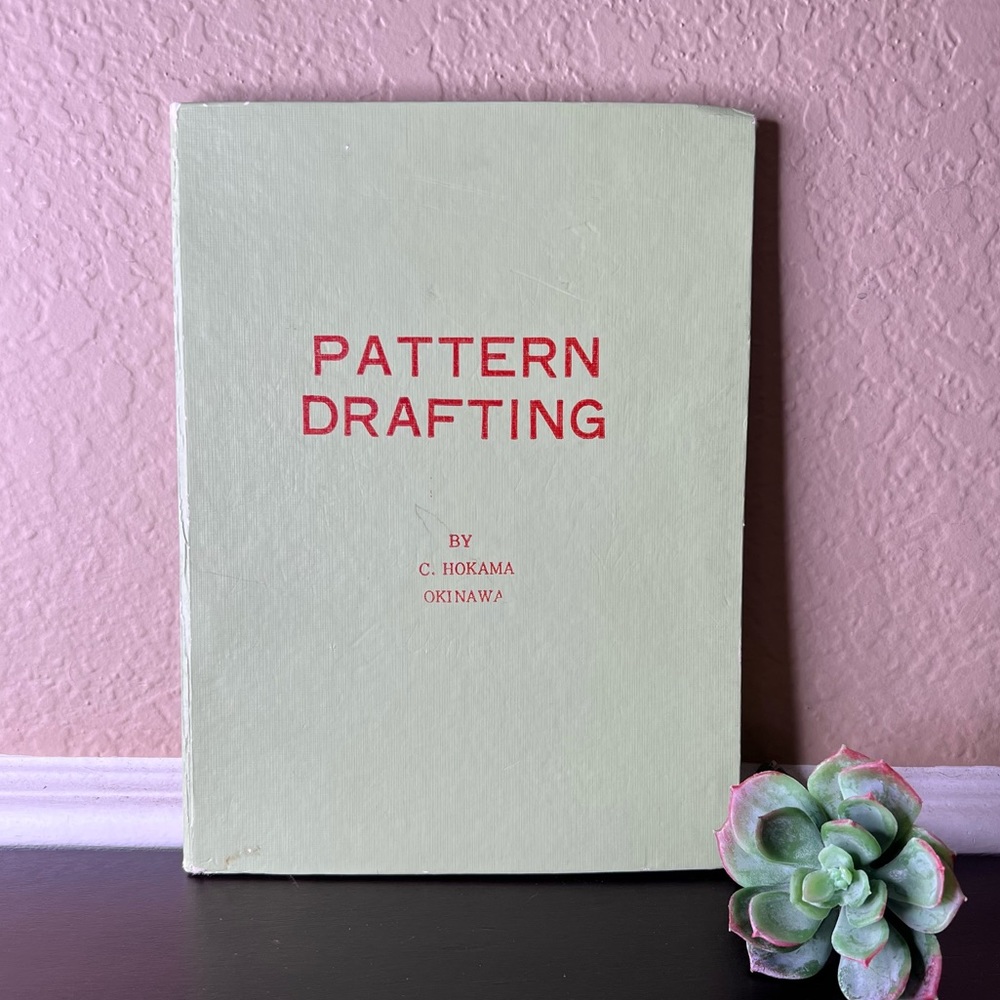 RARE BOOKS Vintage 1953 “Pattern Drafting” by C. Hokama Okinawa, Clothes Making